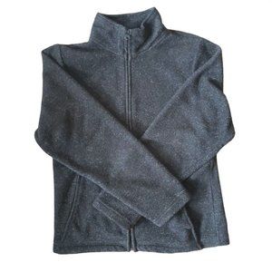 Womens Dakini Fleece Jacket Charcoal Grey Medium  Full Zip